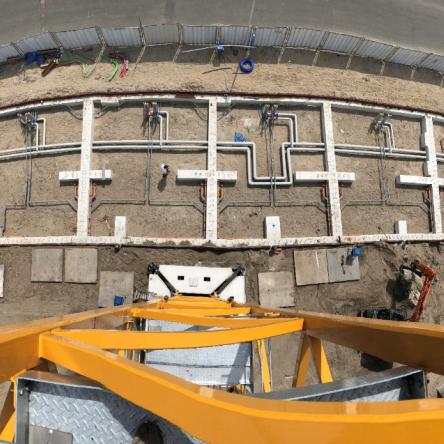 Verdeelleiding in fundering Utrecht